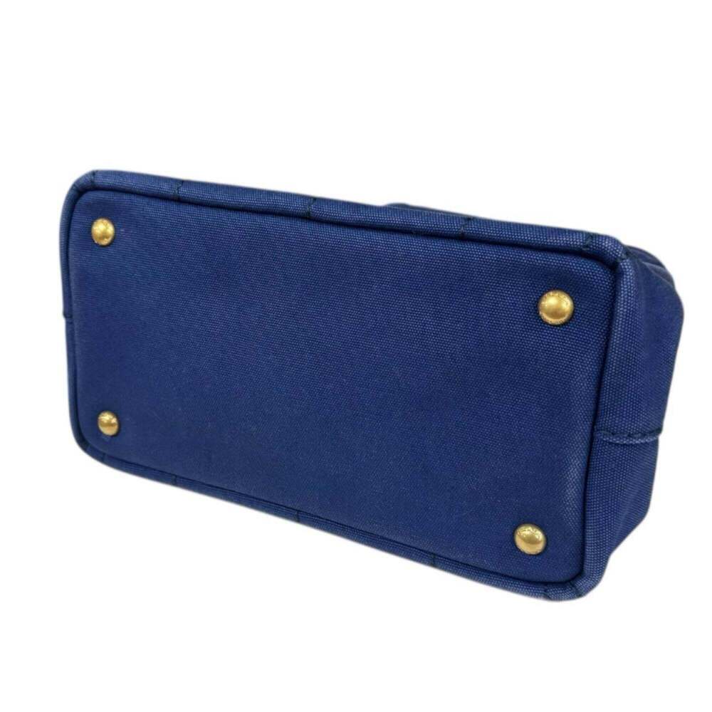 PRADA Blue Canvas Shoulder Bag - Picture 5 of 16